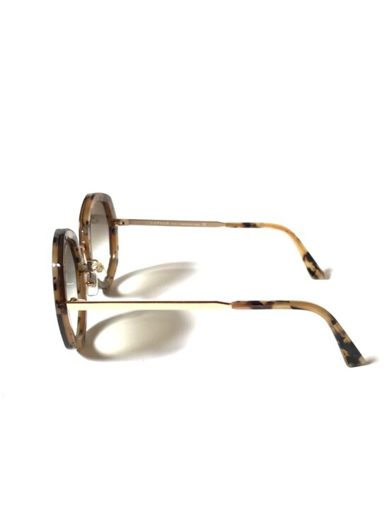 Face a Face Chance 2 Sunglasses Womens Brown Gold Gradient Octagon Italy Plastic main image 2